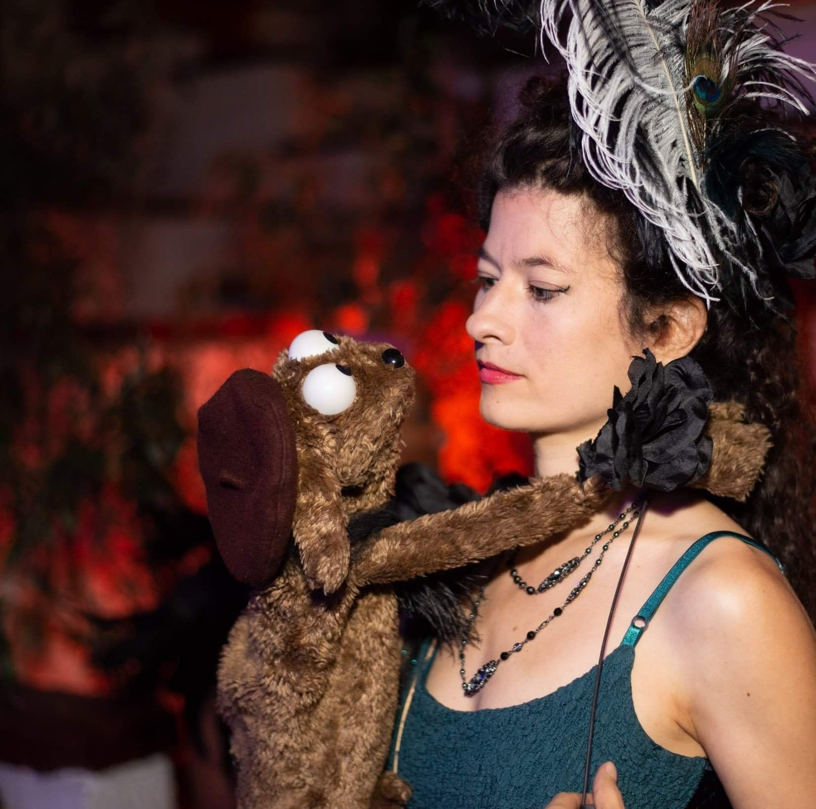 Duberry and Rachel Puppet